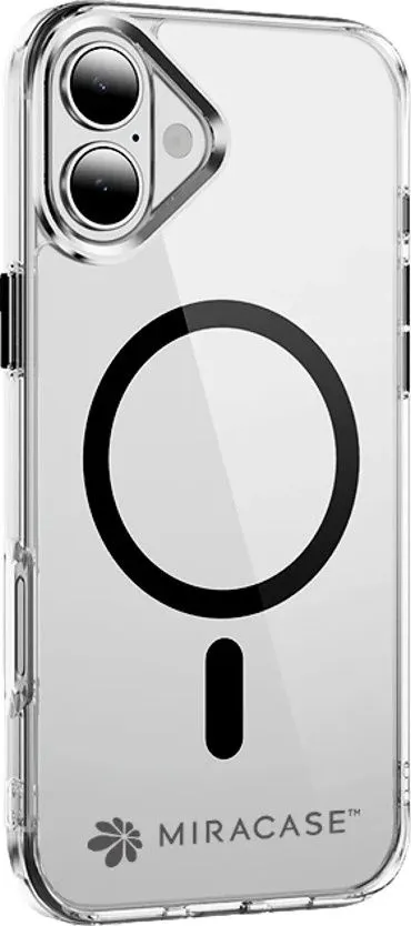 כיסוי ל-iPhone 16 בצבע שחור דגם MiraSafe מבית Miracase