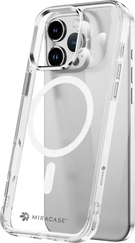 כיסוי ל-iPhone 16 Pro Max בצבע שקוף דגם MiraSafe מבית Miracase