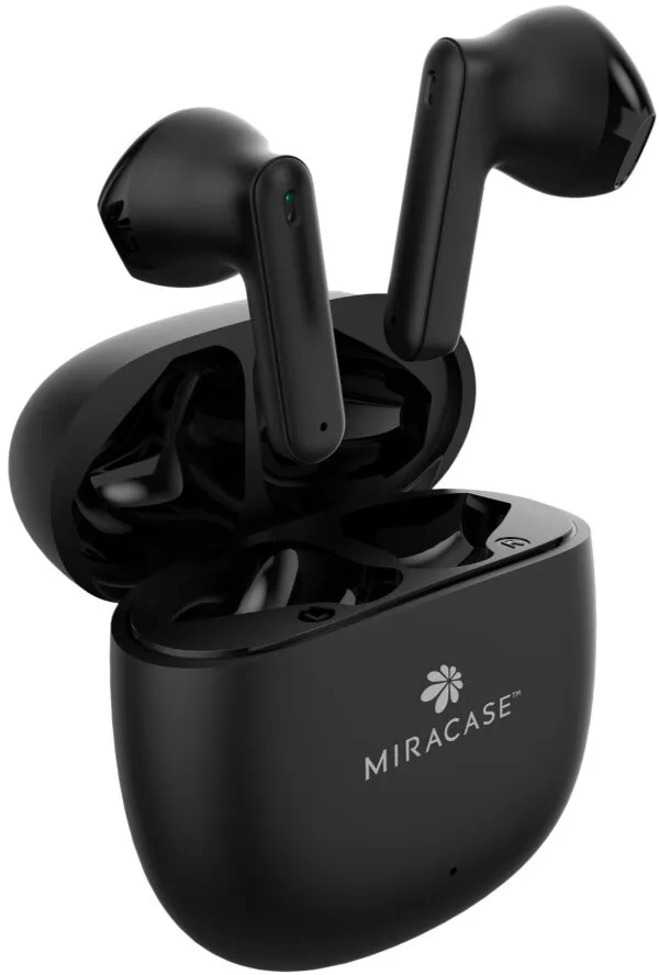 אוזניות In Ear אלחוטיות Miracase MTWS140 בצבע שחור