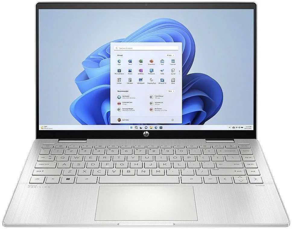 מחשב נייד עם מסך מגע HP Pavilion x360 14-EK2000NJ A0NJ1EA