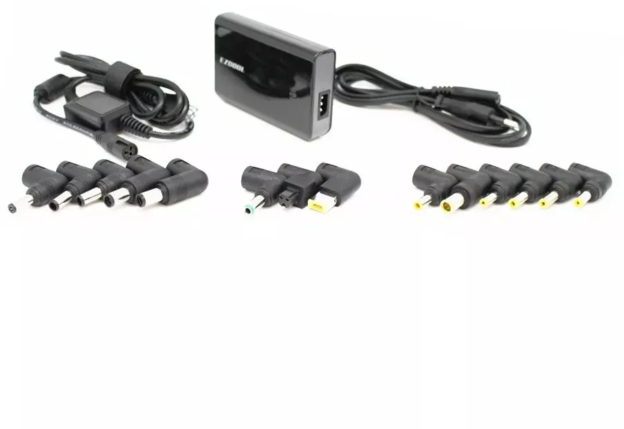 ספק כח אוניברסלי למחשבים ניידים דגם: EZCool Ultra Slim 90W AD-880 עם חיבור USB 2.0A