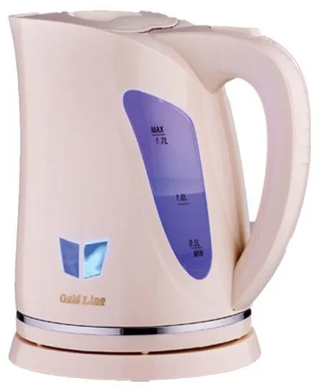 קומקום חשמלי מעוצב Gold Line ATL-009C 2000W – בנפח 1.7 ליטר