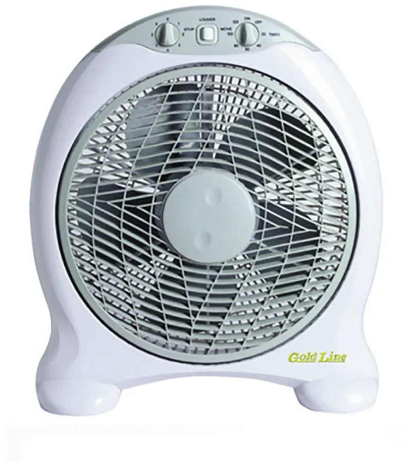 מאוורר רצפתי רוטורי Gold Line ATL-013 14" 60W בצבע לבן/אפור