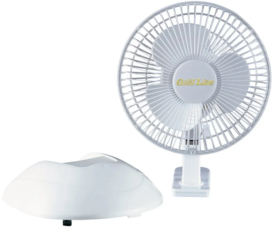 מאוורר שולחני Gold Line ATL-1606 7" 25W בצבע לבן