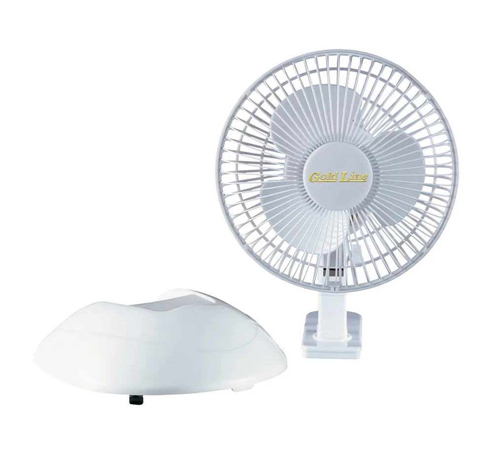 מאוורר שולחני Gold Line ATL-1606 7" 25W בצבע לבן