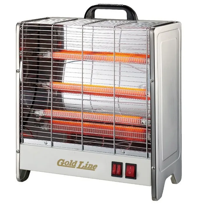 תנור חימום 3 ספירלות Gold Line ATL-177 2100W – בצבע כסוף