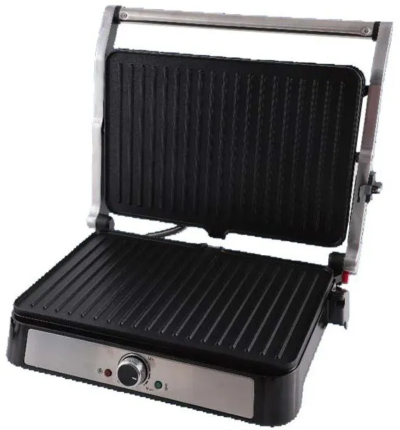 טוסטר לחיצה גריל מקצועי Gold Line ATL-291 2000W שש פרוסות – בצבע שחור/כסף