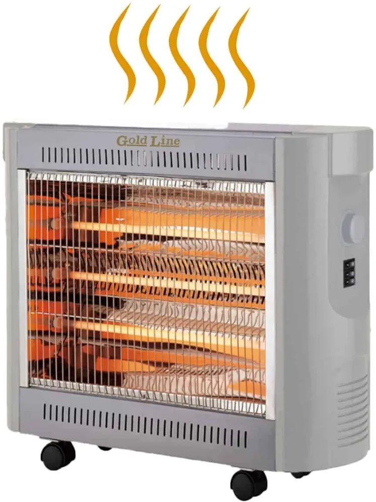 תנור חימום קוורץ Portable radiant heater Gold Line ATL-3250 2700W – בצבע לבן