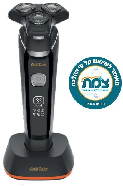 מכונת תספורת נטענת Gold Line ATL-345 Floating Carbon Blades 3D-Pro