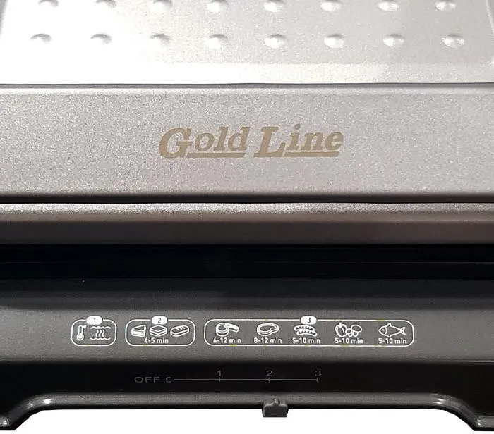 טוסטר לחיצה משולב גריל מהודר Gold Line ATL-475