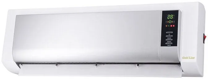 מזגנית חימום קרמית + שלט לתלייה Gold Line ATL-535 2500W