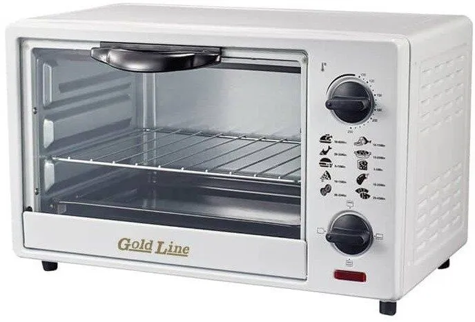 טוסטר אובן Gold Line ATL-6618 600W בנפח 18 ליטר בצבע לבן