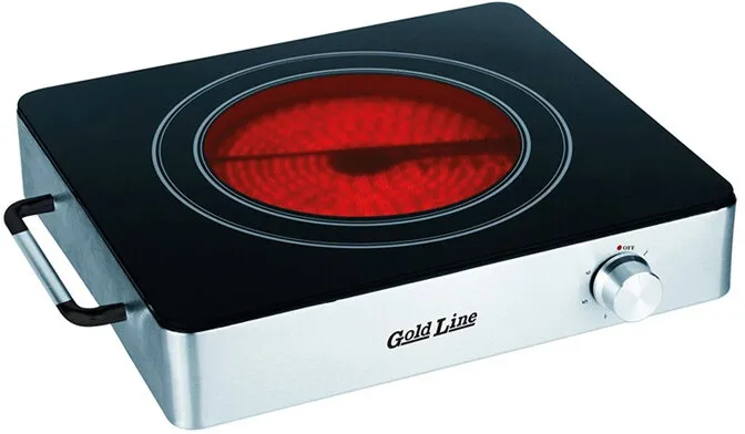 כיריים חשמליות קרמיות Gold Line ATL-801 2000W