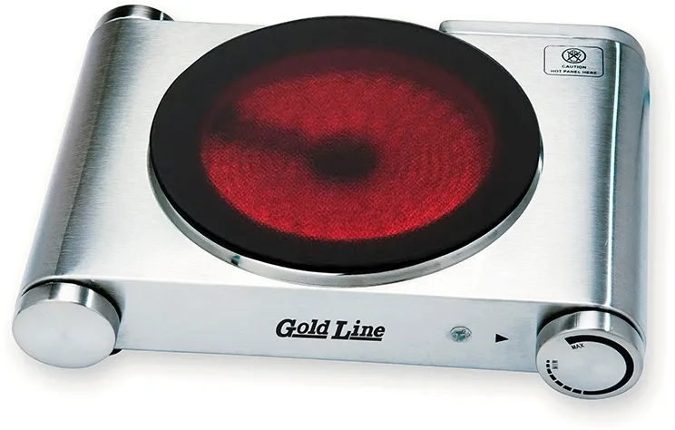 כיריים חשמליות קרמיות Gold Line ATL-833 1400W