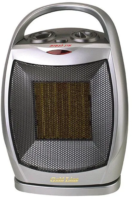 מפזר חום קרמי בעל צידוד Gold Line ATL-908 1800W – בצבע כסוף
