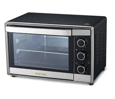 טוסטר אובן Gold Line ATL6628 1500W בנפח 28 ליטר בצבע כסוף/שחור
