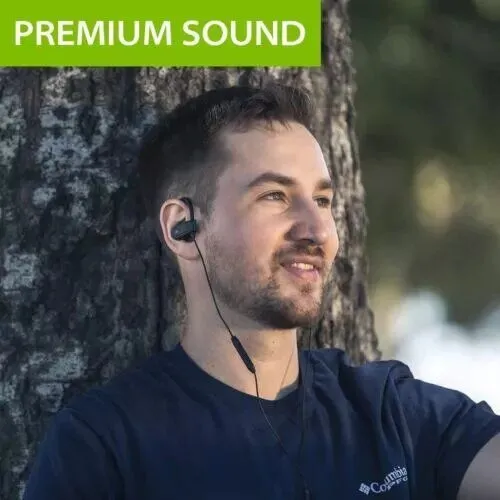 אוזניות ספורט In Ear חוטיות Avantree C171 בחיבור USB – צבע שחור