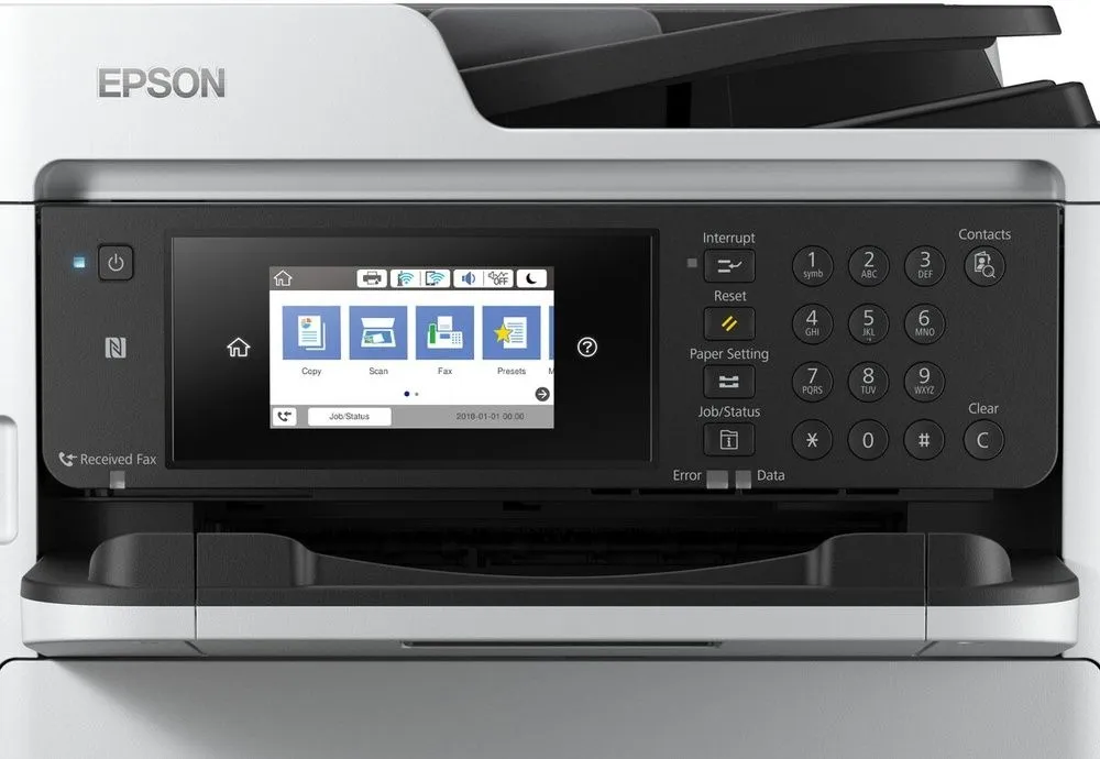 מדפסת הזרקת דיו שחור לבן אלחוטית Epson WorkForce Pro WF-M5799DWF