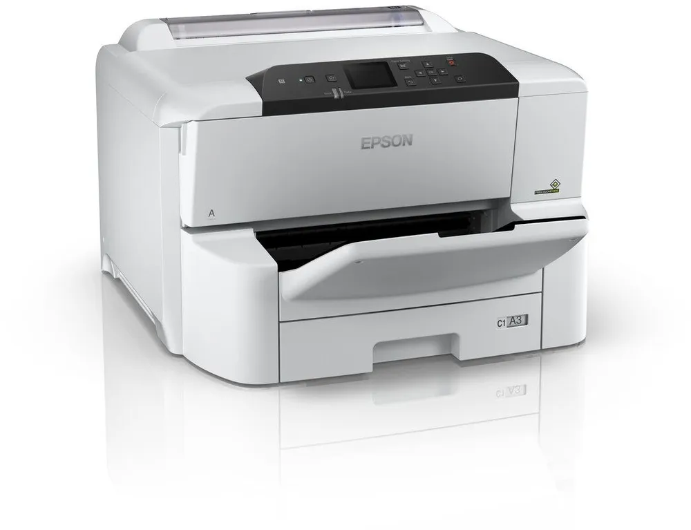 מדפסת A3 הזרקת דיו צבעונית אלחוטית Epson WORK FORCE PRO WF-C8190DW