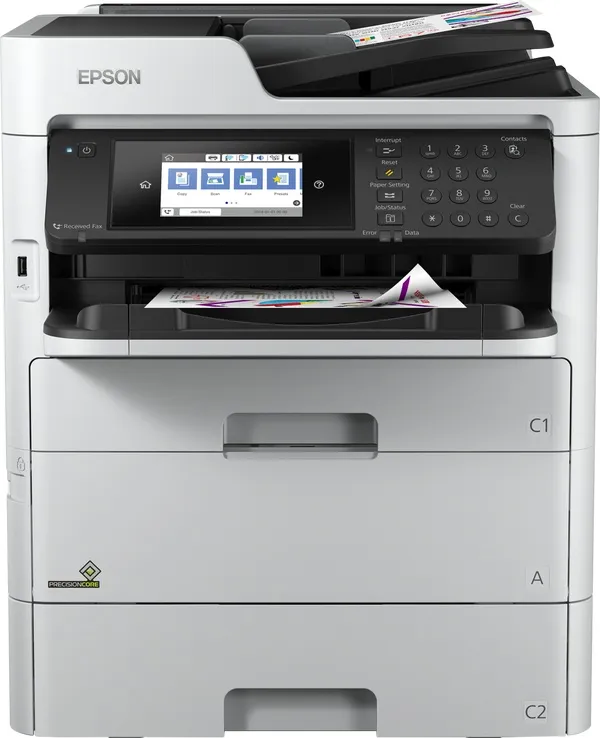 מדפסת הזרקת דיו צבעונית אלחוטית Epson WorkForce Pro WF-C579RDTWF
