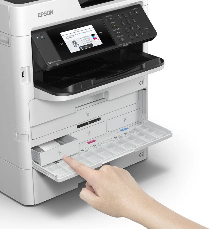 מדפסת הזרקת דיו צבעונית אלחוטית Epson WorkForce Pro WF-C579RDTWF