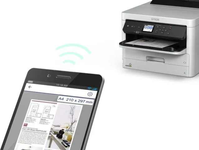 מדפסת הזרקת דיו צבעונית אלחוטית Epson WorkForce Pro WF-C529RDTW