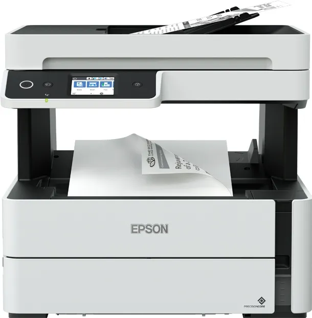 מדפסת הזרקת דיו שחור לבן אלחוטית Epson EcoTank M3170