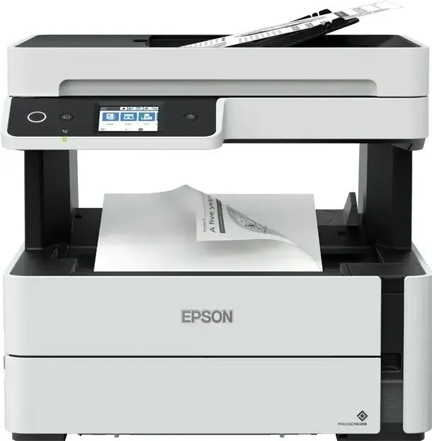 מדפסת הזרקת דיו שחור לבן אלחוטית Epson EcoTank M3180
