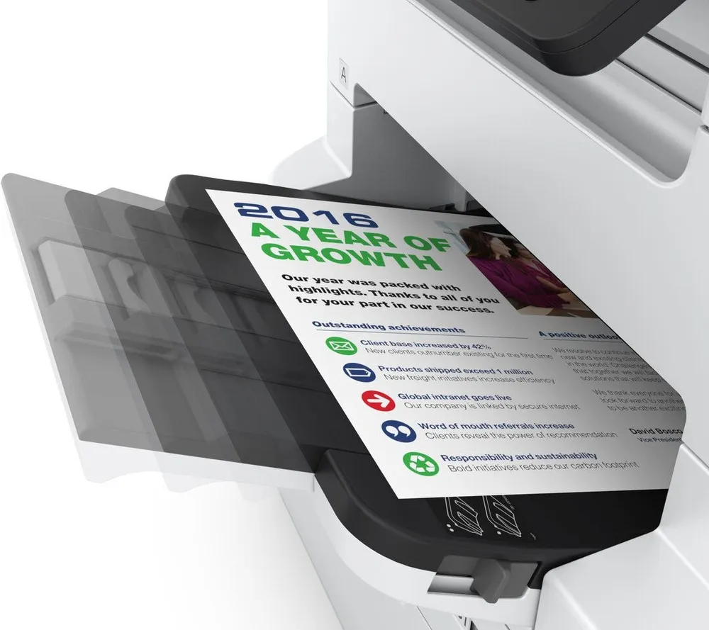 מדפסת A3 הזרקת דיו צבעונית אלחוטית Epson WorkForce Pro WF-C879RDWF