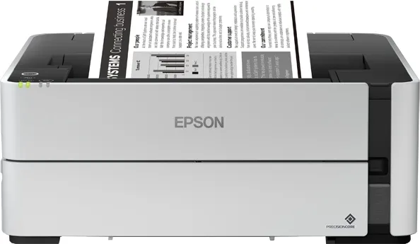 מדפסת הזרקת דיו שחור לבן אלחוטית Epson EcoTank M1170