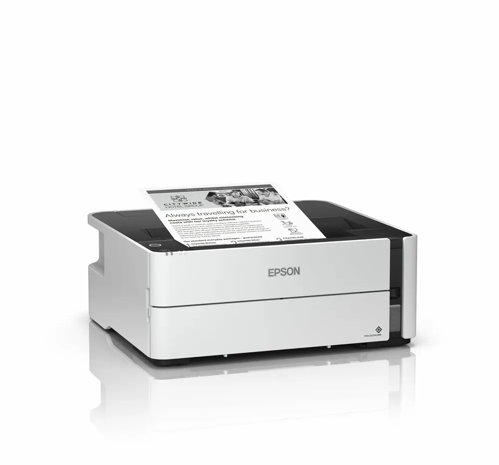 מדפסת הזרקת דיו שחור לבן אלחוטית Epson EcoTank M1170