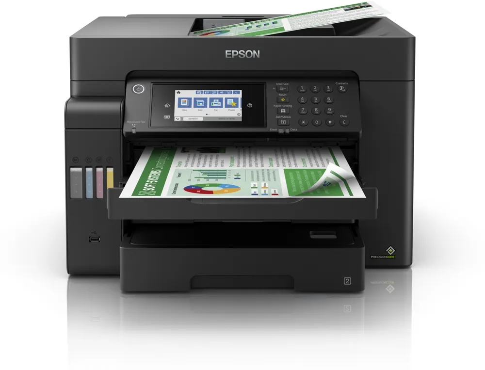 מדפסת A3 הזרקת דיו צבעונית אלחוטית Epson EcoTank L15150