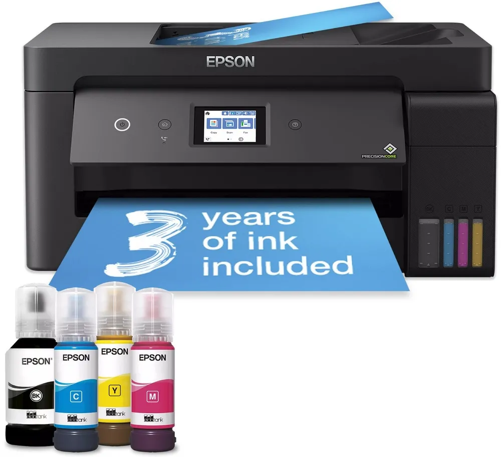 מדפסת A3 הזרקת דיו צבעונית אלחוטית Epson EcoTank L14150