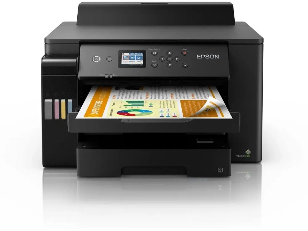 מדפסת A3 הזרקת דיו צבעונית אלחוטית Epson EcoTank L11160