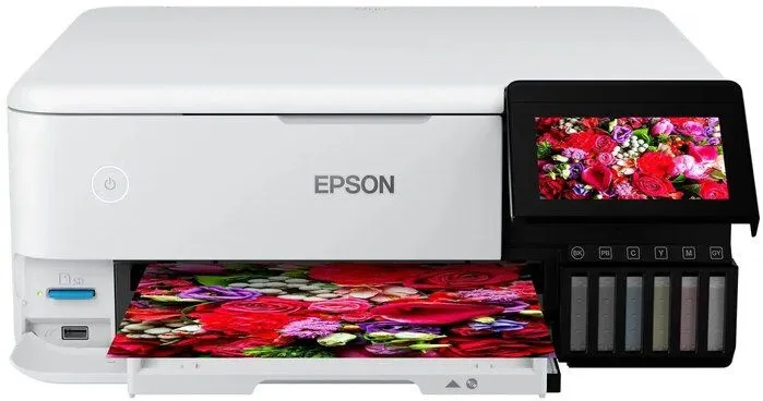 מדפסת A3 הזרקת דיו צבעונית אלחוטית Epson EcoTank Photo L8160