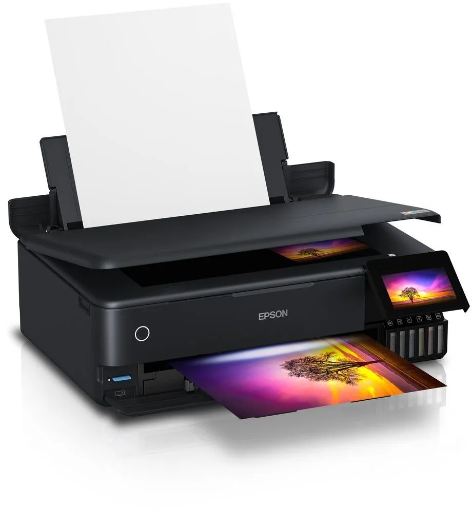 מדפסת A3 הזרקת דיו צבעונית אלחוטית Epson EcoTank Photo L8180
