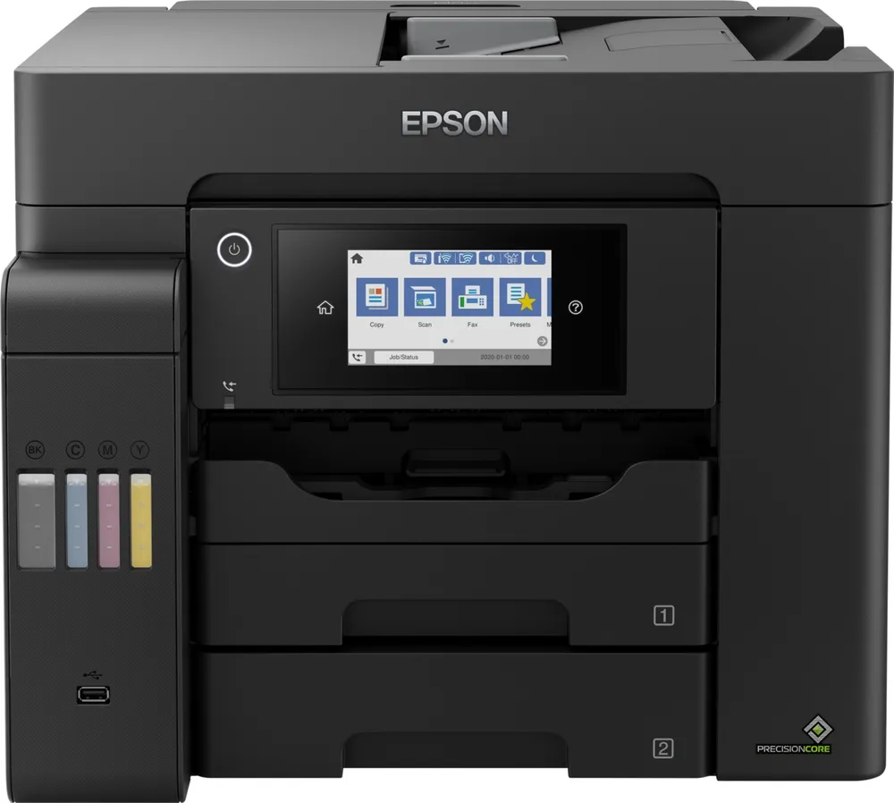מדפסת הזרקת דיו צבעונית אלחוטית Epson EcoTank L6550