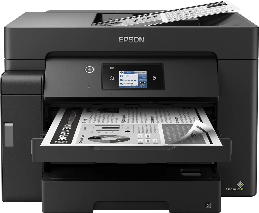 מדפסת A3 הזרקת דיו שחור לבן אלחוטית Epson EcoTank Pro M15140 A3