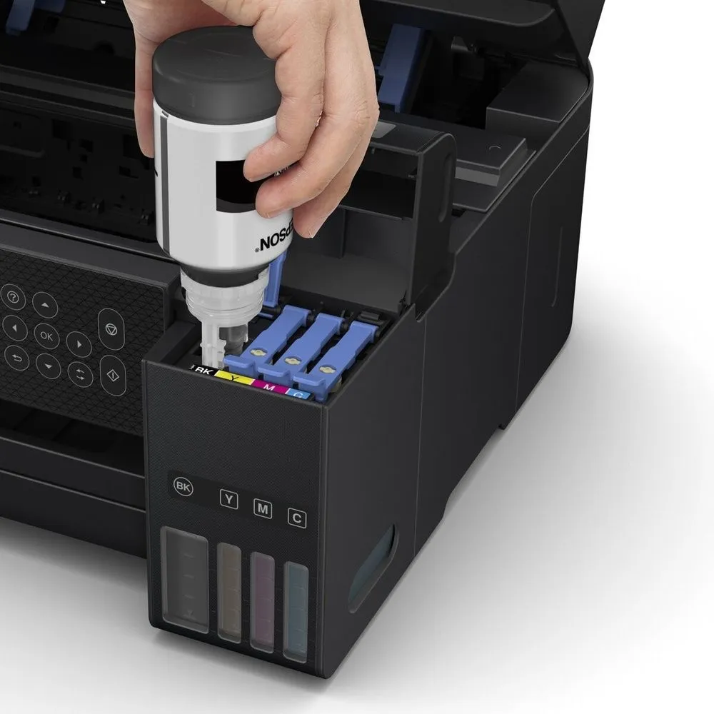 מדפסת הזרקת דיו צבעונית אלחוטית Epson EcoTank L4260