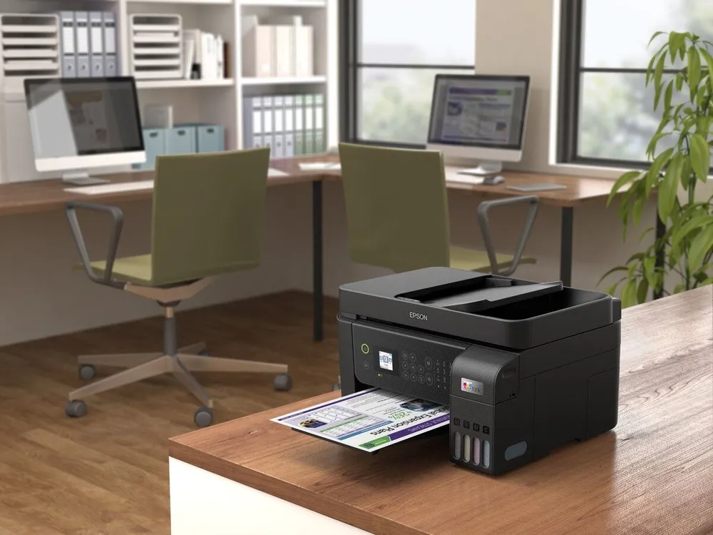 מדפסת הזרקת דיו צבעונית אלחוטית Epson EcoTank L5290