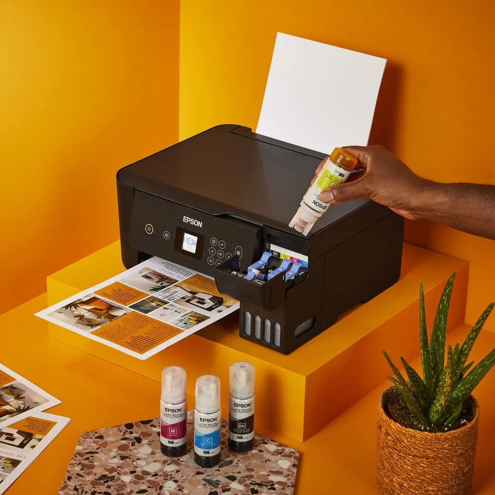 מדפסת הזרקת דיו צבעונית אלחוטית Epson EcoTank L3260