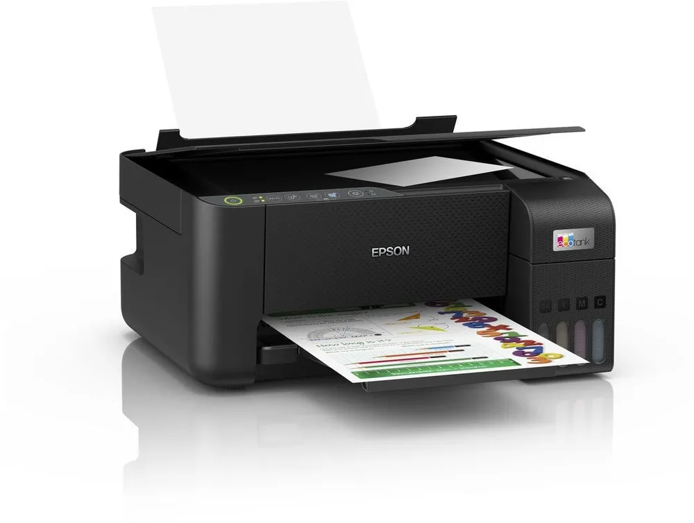 מדפסת הזרקת דיו צבעונית אלחוטית Epson EcoTank L3250