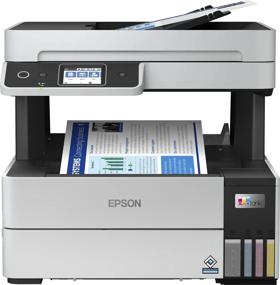 מדפסת הזרקת דיו צבעונית אלחוטית Epson EcoTank L6490
