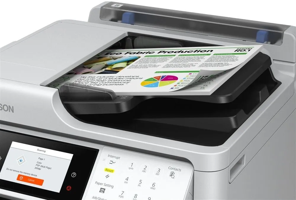 מדפסת הזרקת דיו צבעונית אלחוטית Epson WorkForce Pro EM-C800RDW