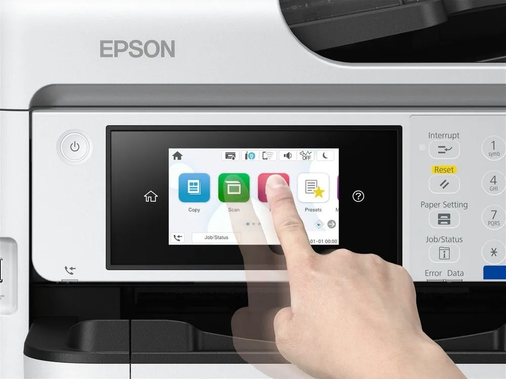 מדפסת הזרקת דיו צבעונית אלחוטית Epson WorkForce Pro EM-C800RDW