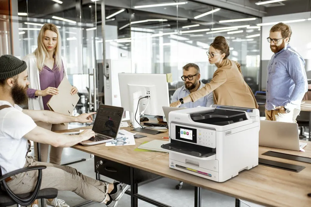מדפסת הזרקת דיו צבעונית אלחוטית Epson WorkForce Pro WF-C5890DWF