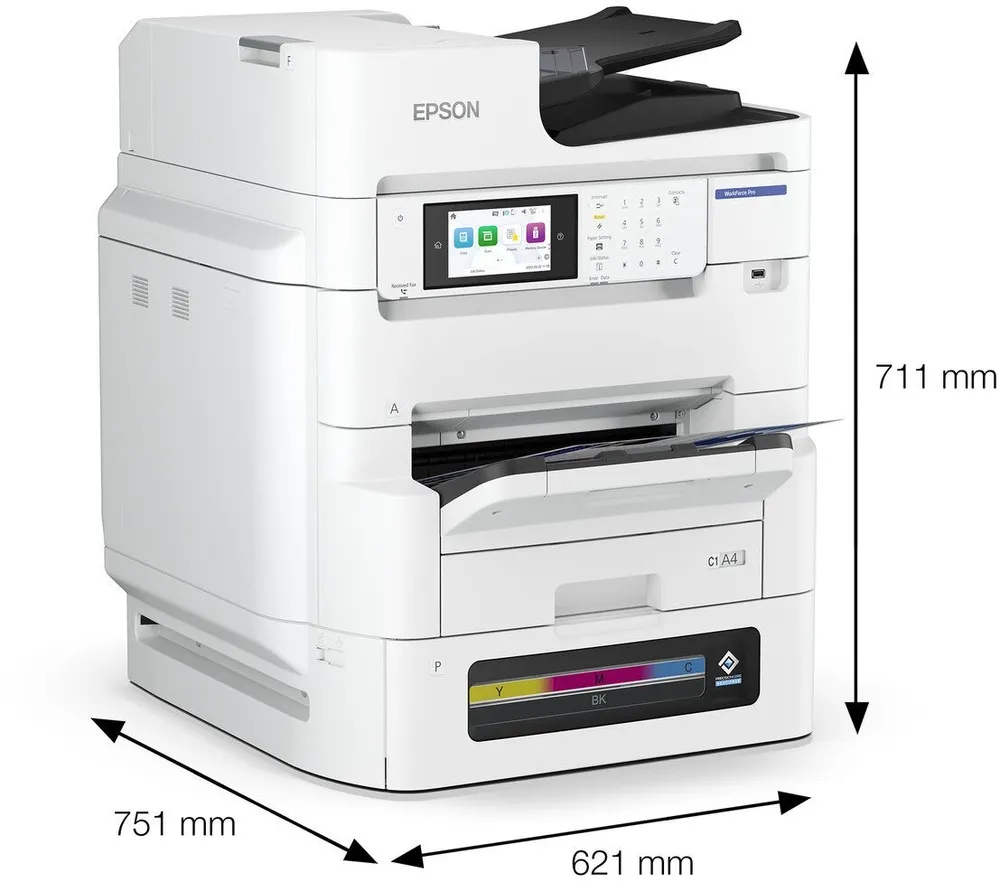 מדפסת A3 הזרקת דיו צבעונית אלחוטית Epson WorkForce Pro EM-C8101RDWF
