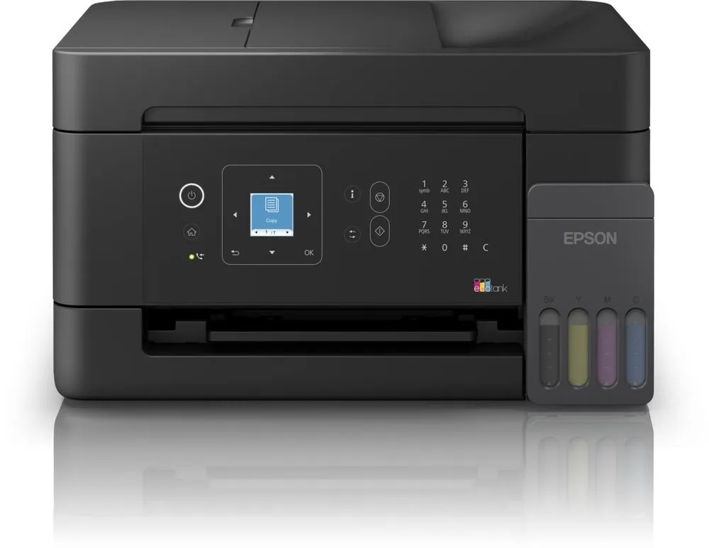 מדפסת הזרקת דיו צבעונית אלחוטית Epson EcoTank L5390