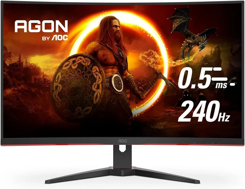 מסך מחשב גיימינג קעור AOC C32G2ZE 31.5" Full HD