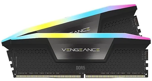 זיכרון למחשב נייח Corsair Vengeance RGB CMH64GX5M2B6000Z38 2×32 DDR5 6000Mhz